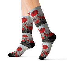 Load image into Gallery viewer, For The Fallen - UNISEX SOCKS - by Kerry Sandhu Art
