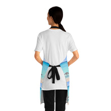 Load image into Gallery viewer, Apron - lightweight, silky finish 100% polyester, two front pockets. Many original artwork designs by Kerry Sandhu Art
