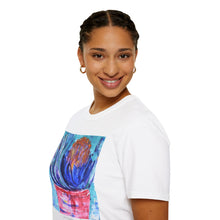 Load image into Gallery viewer, T-Shirt made from very soft materials, no side seams. Feels like bliss to wear! Many designs by Kerry Sandhu Art
