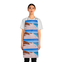 Load image into Gallery viewer, Apron - lightweight, silky finish 100% polyester, two front pockets. Many original artwork designs by Kerry Sandhu Art
