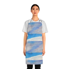 Load image into Gallery viewer, Apron - lightweight, silky finish 100% polyester, two front pockets. Many original artwork designs by Kerry Sandhu Art
