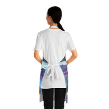 Load image into Gallery viewer, Apron - lightweight, silky finish 100% polyester, two front pockets. Many original artwork designs by Kerry Sandhu Art
