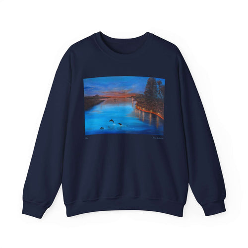 Sweatshirt 50/50 Cotton/Polyester, Medium-heavy fabric, Loose fit, true to size, Original art designs by Kerry Sandhu Art