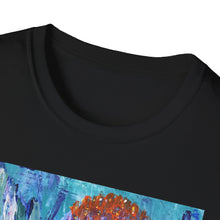 Load image into Gallery viewer, T-Shirt made from very soft materials, no side seams. Feels like bliss to wear! Many designs by Kerry Sandhu Art
