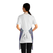 Load image into Gallery viewer, Apron - lightweight, silky finish 100% polyester, two front pockets. Many original artwork designs by Kerry Sandhu Art
