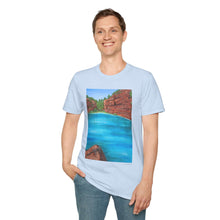 Load image into Gallery viewer, T-Shirt made from very soft materials, no side seams. Feels like bliss to wear! Many designs by Kerry Sandhu Art
