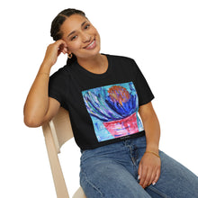 Load image into Gallery viewer, T-Shirt made from very soft materials, no side seams. Feels like bliss to wear! Many designs by Kerry Sandhu Art
