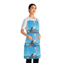 Load image into Gallery viewer, Apron - lightweight, silky finish 100% polyester, two front pockets. Many original artwork designs by Kerry Sandhu Art
