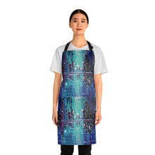 Load image into Gallery viewer, Apron - lightweight, silky finish 100% polyester, two front pockets. Many original artwork designs by Kerry Sandhu Art
