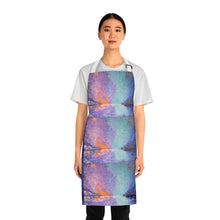 Load image into Gallery viewer, Apron - lightweight, silky finish 100% polyester, two front pockets. Many original artwork designs by Kerry Sandhu Art
