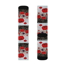 Load image into Gallery viewer, For The Fallen - UNISEX SOCKS - by Kerry Sandhu Art
