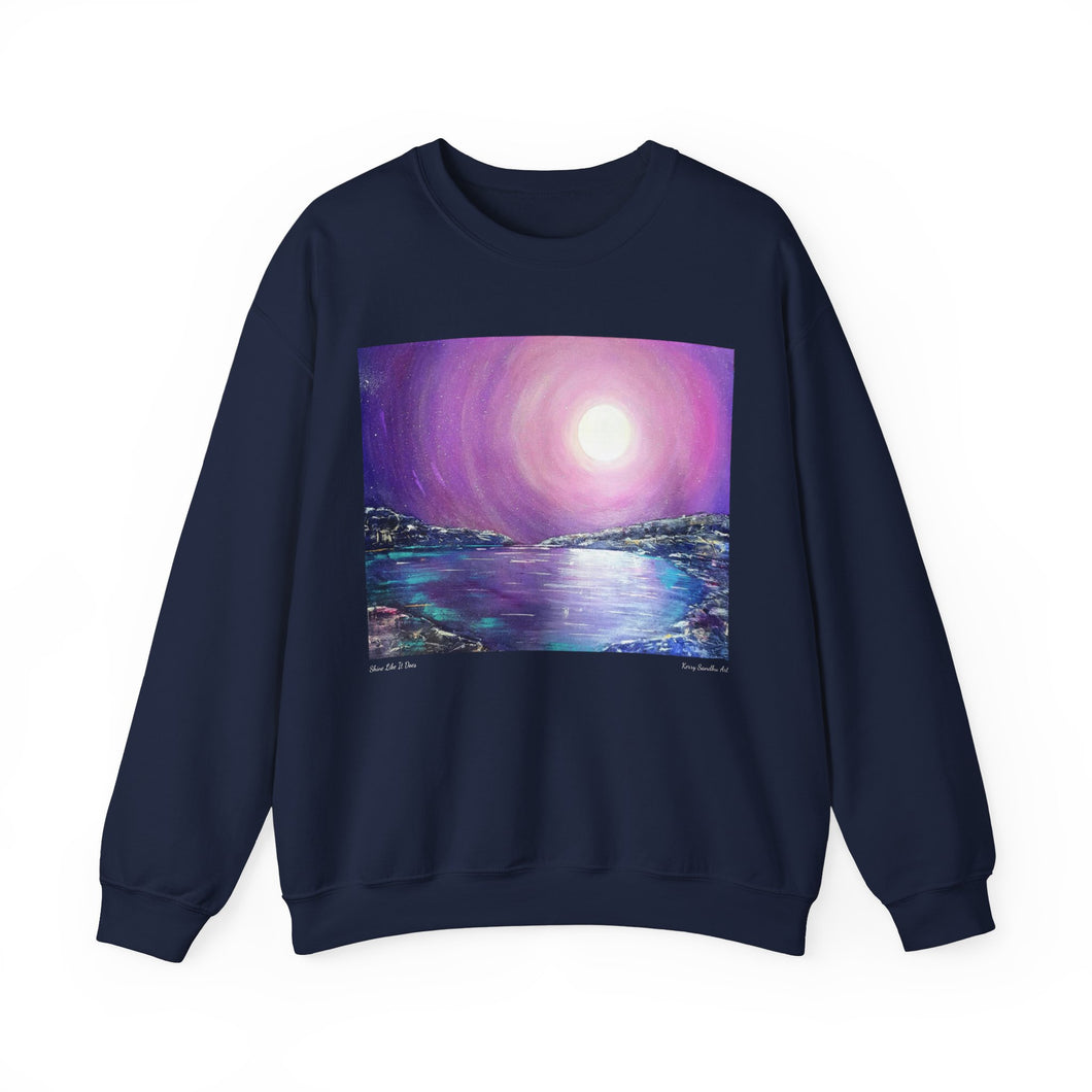 Sweatshirt 50/50 Cotton/Polyester, Medium-heavy fabric, Loose fit, true to size, Original art designs by Kerry Sandhu Art