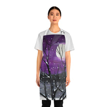 Load image into Gallery viewer, Apron - lightweight, silky finish 100% polyester, two front pockets. Many original artwork designs by Kerry Sandhu Art
