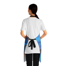 Load image into Gallery viewer, Apron - lightweight, silky finish 100% polyester, two front pockets. Many original artwork designs by Kerry Sandhu Art
