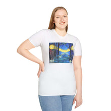 Load image into Gallery viewer, T-Shirt made from very soft materials, no side seams. Feels like bliss to wear! Many designs by Kerry Sandhu Art
