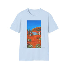 Load image into Gallery viewer, T-Shirt made from very soft materials, no side seams. Feels like bliss to wear! Many designs by Kerry Sandhu Art
