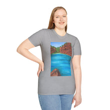 Load image into Gallery viewer, T-Shirt made from very soft materials, no side seams. Feels like bliss to wear! Many designs by Kerry Sandhu Art
