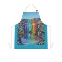 Load image into Gallery viewer, Apron - lightweight, silky finish 100% polyester, two front pockets. Many original artwork designs by Kerry Sandhu Art
