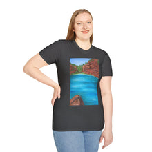 Load image into Gallery viewer, T-Shirt made from very soft materials, no side seams. Feels like bliss to wear! Many designs by Kerry Sandhu Art
