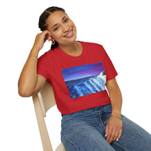 Load image into Gallery viewer, T-Shirt made from very soft materials, no side seams. Feels like bliss to wear! Many designs by Kerry Sandhu Art
