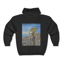 Load image into Gallery viewer, I was Only 19 (Lest We Forget) - Unisex  ZIP UP HOODIE (Image on back) - by Kerry Sandhu Art
