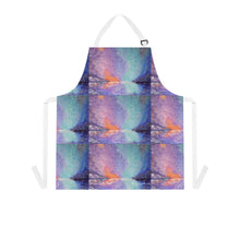 Load image into Gallery viewer, Apron - lightweight, silky finish 100% polyester, two front pockets. Many original artwork designs by Kerry Sandhu Art
