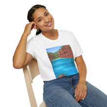 Load image into Gallery viewer, T-Shirt made from very soft materials, no side seams. Feels like bliss to wear! Many designs by Kerry Sandhu Art
