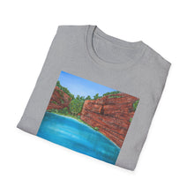 Load image into Gallery viewer, T-Shirt made from very soft materials, no side seams. Feels like bliss to wear! Many designs by Kerry Sandhu Art
