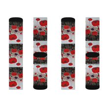 Load image into Gallery viewer, For The Fallen - UNISEX SOCKS - by Kerry Sandhu Art
