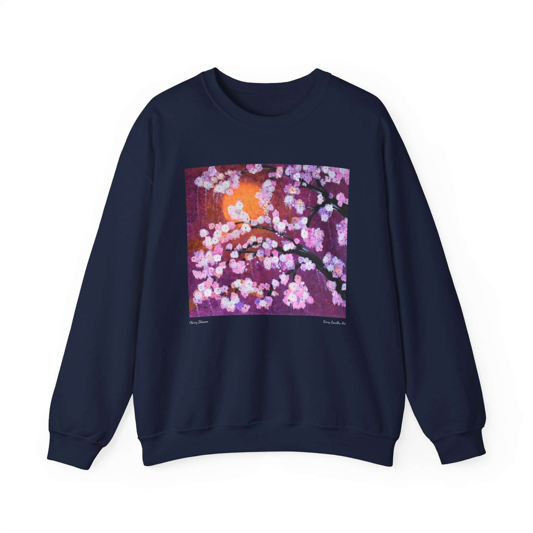 Sweatshirt 50/50 Cotton/Polyester, Medium-heavy fabric, Loose fit, true to size, Original art designs by Kerry Sandhu Art