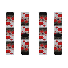 Load image into Gallery viewer, For The Fallen - UNISEX SOCKS - by Kerry Sandhu Art
