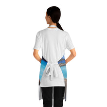 Load image into Gallery viewer, Apron - lightweight, silky finish 100% polyester, two front pockets. Many original artwork designs by Kerry Sandhu Art
