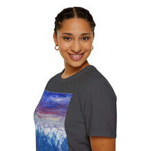 Load image into Gallery viewer, T-Shirt made from very soft materials, no side seams. Feels like bliss to wear! Many designs by Kerry Sandhu Art
