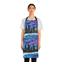 Load image into Gallery viewer, Apron - lightweight, silky finish 100% polyester, two front pockets. Many original artwork designs by Kerry Sandhu Art
