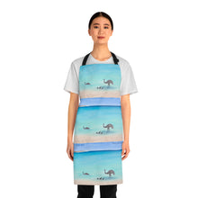 Load image into Gallery viewer, Apron - lightweight, silky finish 100% polyester, two front pockets. Many original artwork designs by Kerry Sandhu Art
