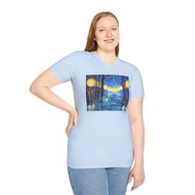 Load image into Gallery viewer, T-Shirt made from very soft materials, no side seams. Feels like bliss to wear! Many designs by Kerry Sandhu Art
