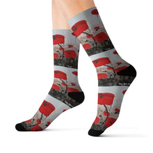 Load image into Gallery viewer, For The Fallen - UNISEX SOCKS - by Kerry Sandhu Art
