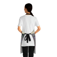 Load image into Gallery viewer, Apron - lightweight, silky finish 100% polyester, two front pockets. Many original artwork designs by Kerry Sandhu Art
